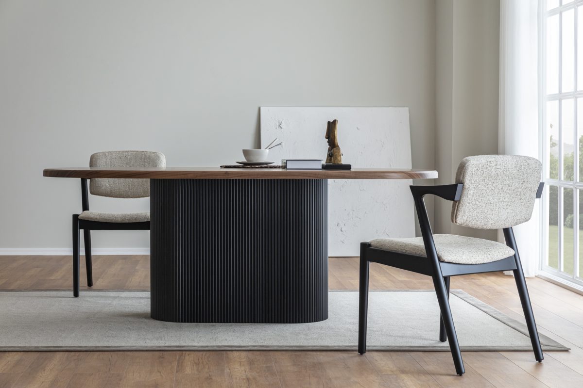 VERA CEVİZ ELİPS Masa - Görsel 2