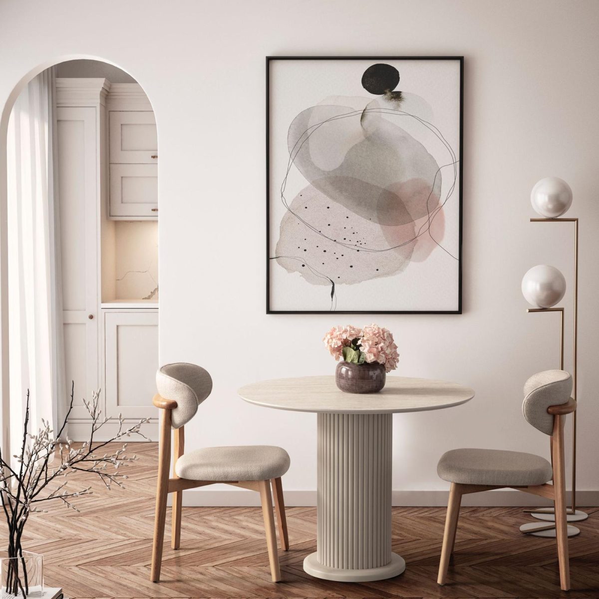 SOFT YUVARLAK Masa - Görsel 1