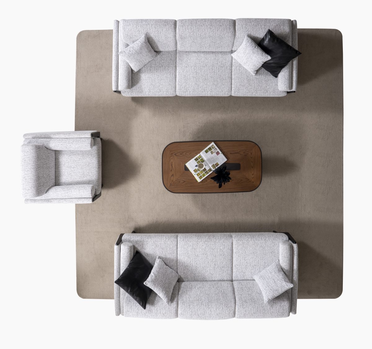 SİYAH NEW ROMA Koltuk Takımı - Görsel 6