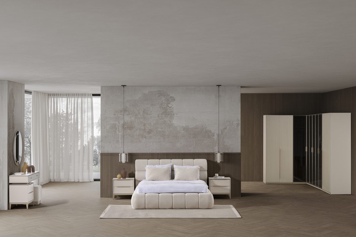 NEON Köşe Dolaplı Yatak Odası (10 KAPAK) - Görsel 1