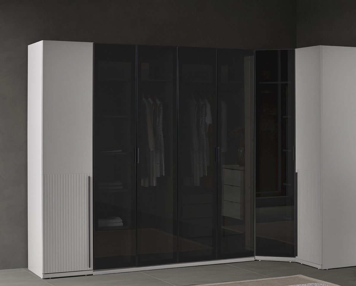 MOKA GRİ Köşe Dolaplı Yatak Odası (7 KAPAK) - Görsel 10