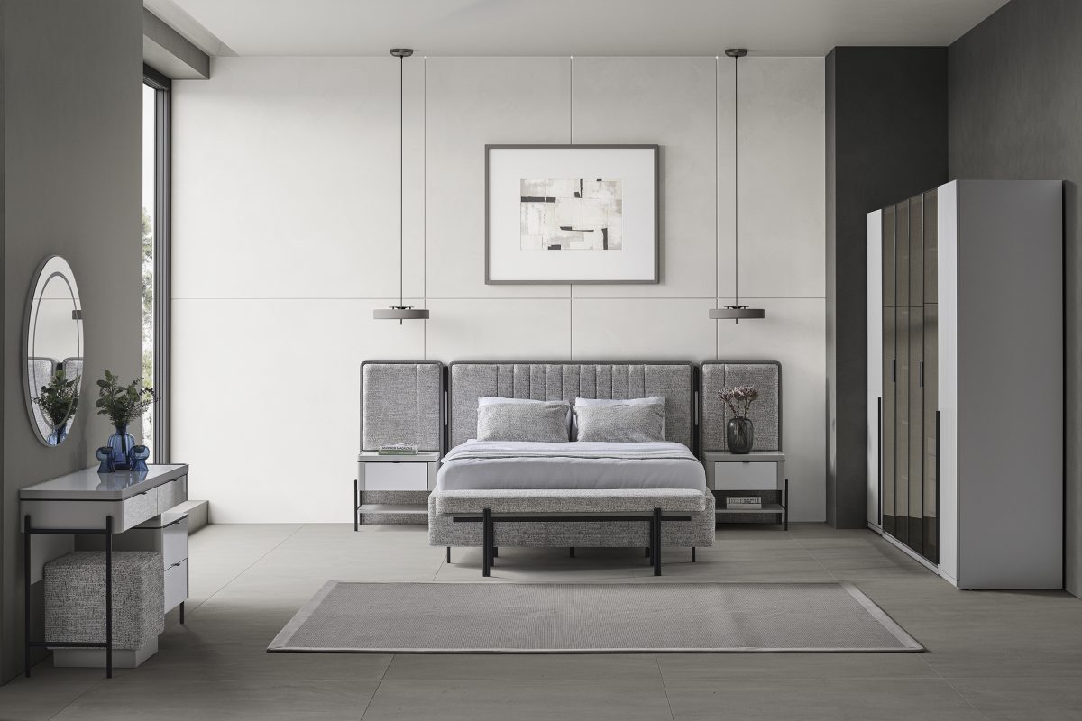 MOKA GRİ Yatak Odası - Görsel 2