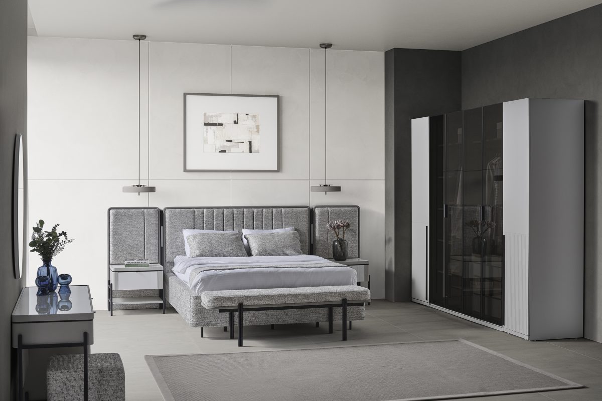 MOKA GRİ Yatak Odası - Görsel 3