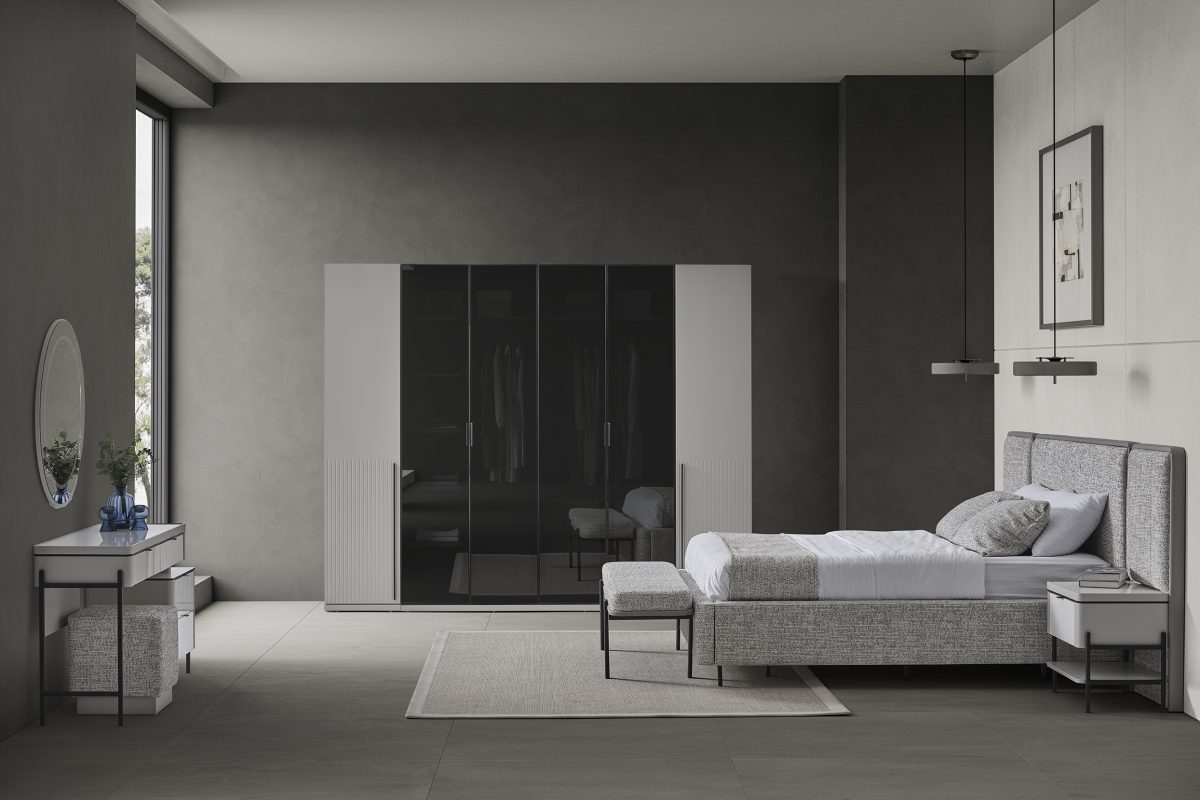 MOKA GRİ Yatak Odası - Görsel 1