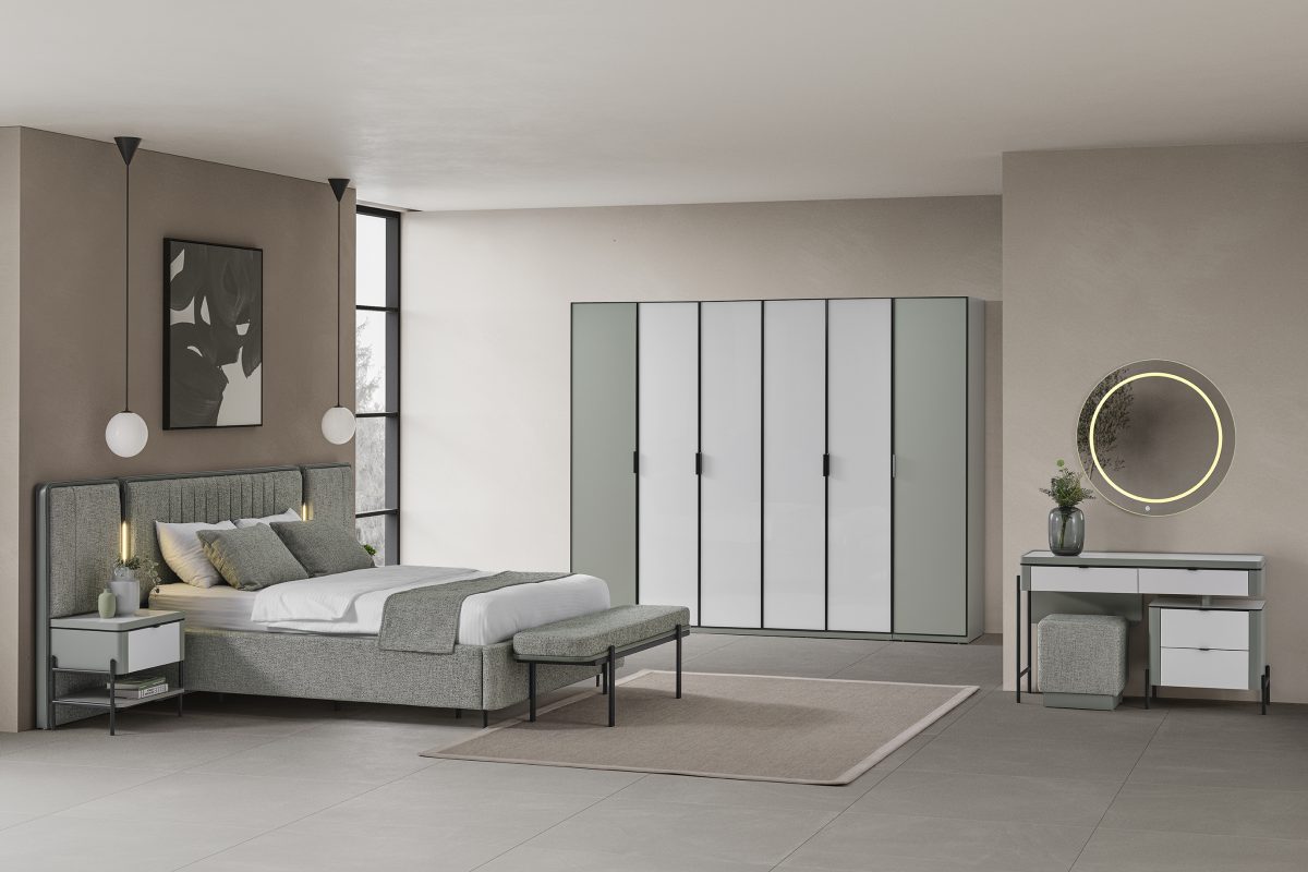 MOKA YEŞİL Yatak Odası - Görsel 1