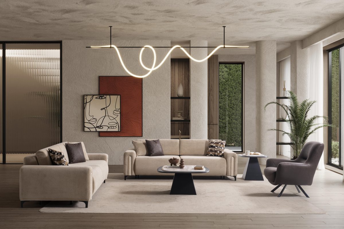 EKOL Koltuk Takımı (SANDIKLI YATAKLI) - Görsel 1